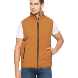 Spykar Mustard High Neck Jacket-picture-6
