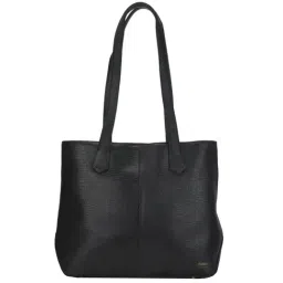 Woodland Black Textured Medium Shoulder Bag-image-33