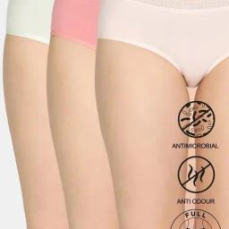 Zivame Multicolor Regular Fit Panties - Pack of 3-image-42