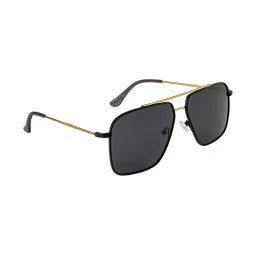 Opium Black Rectangular Polarized Sunglasses for Men image 2