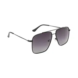 Opium Dark Grey Rectangular Polarized Sunglasses for Men image 2