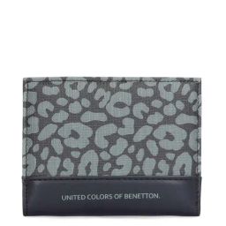 United Colors of Benetton Remi Black Printed Bi-Fold Wallet For Women-picture-17