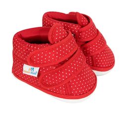 Neska Moda 15 To 18 Months Baby Boys & Baby Girls Velcro Chu Chu Musical Shoes Booties (Toe to Heel Length - 14 cm, Red)-4