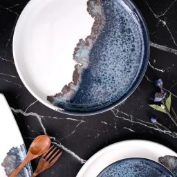 Servewell Multicolor Melamine Dinner Plate - Set of 6-11