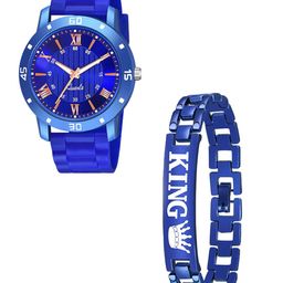 Gopal Shopcart Unisex Analogue Watch With Bracelet Aeviyo BLU1016 NEW PU K Bracelet-image-53