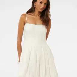 Forever New Sandy Petite Pleat Bubble A Line Dress-picture-2