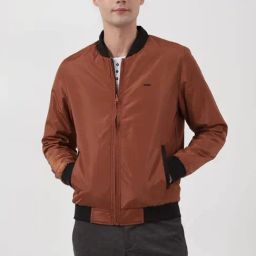 Peter England Navy Regular Fit Reversible Jacket-image-90