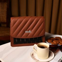 ZOUK Black Printed Cross Body Bag image 1