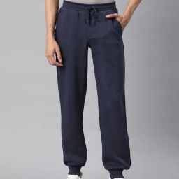 ALCIS Navy Regular Fit Sports Joggers-image-37