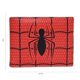 Kara Red Printed Bi-Fold Wallet for Men with Metal Tin Box-image-90