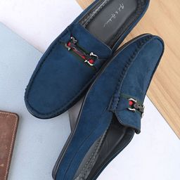 Mast & Harbour Men Slip-On Suede Loafers-image-57