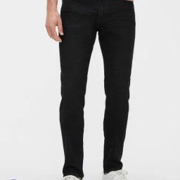 GAP Black Slim Fit Solid Jeans-image-80
