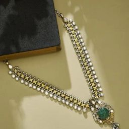 Fabindia Silver Short Necklace-image-49