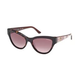 Guess GUS001125652FSG Brown UV Protected Cat Eye Sunglasses for Women-image-96