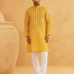 SOJANYA Men Ethnic Motifs Printed Kurta-image-87