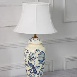 Whispering Homes Blue Darya Lamp for Home Decor-image-60