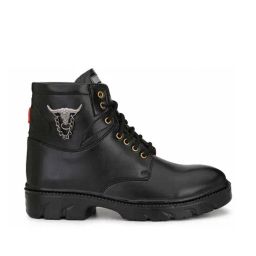 Eego Italy Men's Black Casual Boots-image-125