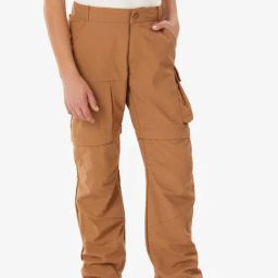 QUECHUA By Decathlon Boys Brown Modular Hiking Trousers-image-15