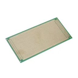 RS PRO Double Sided Matrix Board FR4 1.02 mm Holes, 2.54 x 2.54 mm Pitch, 220 x 100 mm Model No 1102494-3
