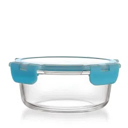 HAZEL Transparent Glass Airtight Container - Set of 1 (400 ML) image 4