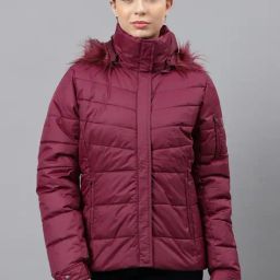 Woodland Wine Quilted Jacket-picture-32