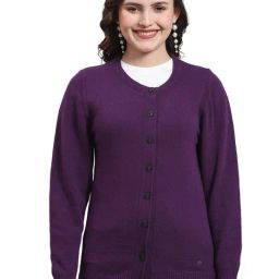 Monte Carlo Purple Regular Fit Sweater-image-75