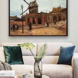 The Art House Le Moulin De La Galette By Van Gogh Wall Art-picture-35
