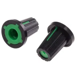RS PRO 17 mm Black Potentiometer Knob for 6 mm Shaft D Shaped, 4676061-image-82