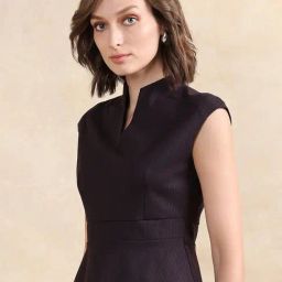 RAREISM Maroon Cotton Blend Striped Sleeveless Top-image-54
