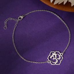 Giva 925 Silver Om Namo Bracelet Rakhi-picture-16