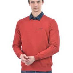 Numero Uno Scarlet Red Regular Fit Sweatshirt-image-20