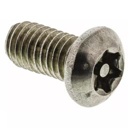 RS PRO Plain Button SS Tamper Proof Security Screw, M6 x 12mm ,6212697 (Bag of 50 Piece)-15