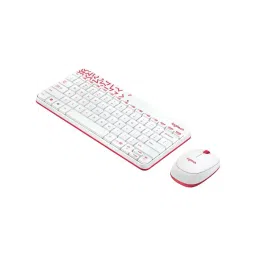 Logitech White MK240 Wireless Keyboard And Mouse Combo, 920-008201 image 2