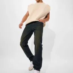 The Souled Store Blue Blended Straight Fit Jeans-picture-12