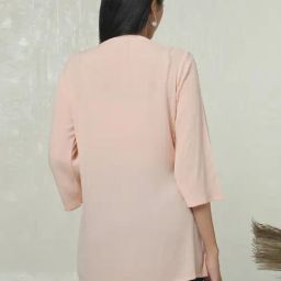 Soch Peach Regular Fit Embroidered Tunic image 2