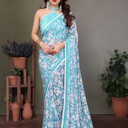 Moda Rapido Floral Embroidered Pure Georgette Saree-picture-40