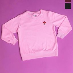 Hoop Girls Pack Of 3 Round Neck Cotton Pullover Sweatshirts-37