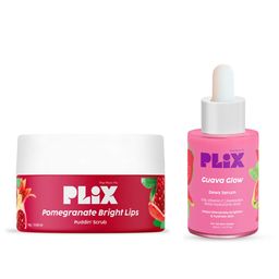 PLIX THE PLANT FIX Set of Pomegranate Lip Scrub 15g & Guava Glow Face Serum 20ml-67