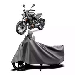 Auto Pearl Two Wheeler Cover with Bag for Husqvarna Vitpilen 401, Silver-image-36
