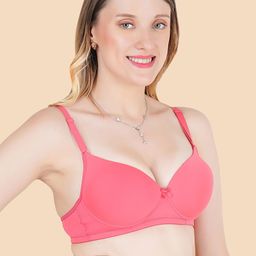 Tweens Full Coverage Heavily Padded Non-Wired Push-Up Bra-All Day Comfort image 4