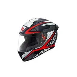 Studds N2 Matt Black Large (580 mm) Full Face Helmet, Thunder D4 Decor-image-30