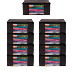 AMAK INC Black Fabric Multi-Utility Wardrobe Organisers-picture-22