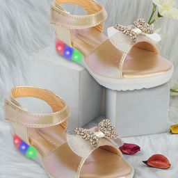 BAESD Girls Open Toe Flats-57