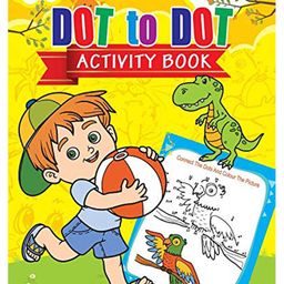 Dot to Dot Activity Paperback Book - English-17