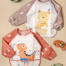 Kicks & Crawl Animal Friends Full Bibs Pack of 2-19