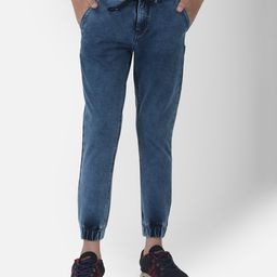 CRIMSOUNE CLUB Solid Jeans - Blue-image-2