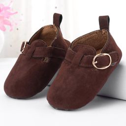 Cute Walk by Babyhug Buckle Closure Booties - Dark Brown-picture-22