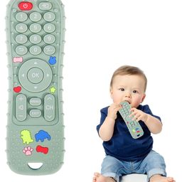 FunBlast Remote Shaped Silicone Teether Toy for Babies  Pack of 1 Sea Green-image-28