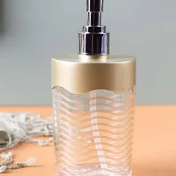 Voncasa Soap Dispenser, Metallic Green, Plastic - 350 ml-picture-37