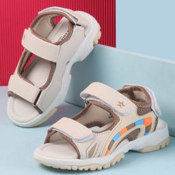 Cute Walk by Babyhug Velcro Closure Sandals with 3D Applique - Beige-picture-27